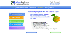 Desktop Screenshot of classregistrar.com